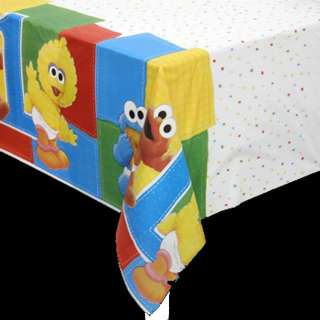 Sesame Street 1st Birthday Plastic TABLE COVER Party Supplies Elmo 