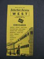 Milwaukee Road MILW Suburban Railroad RR Timetable 1965 Public RR PTT 