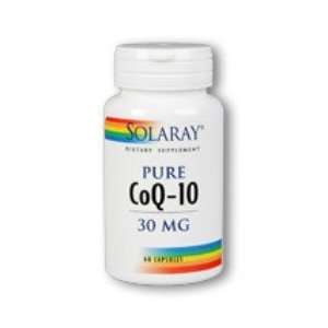  CoQ 10 60 Caps, 30 mg (Pure Coenzyme Q 10)   Solaray 