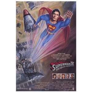 Superman 4 The Quest for Peace (1987) 27 x 40 Movie Poster Style A 