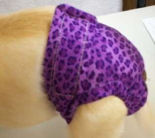 Female Doggie Diaper Brown Pink Dots FREE washable Pad  