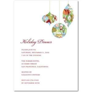 Corporate Holiday Party Invitations   Ornamental Wonder By Anvil Paper 