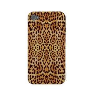  leopard elegant fur Case mate Iphone 4 Cases Cell Phones 