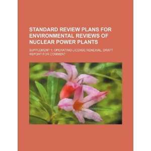  review plans for environmental reviews of nuclear power plants 