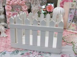   PICKET FENCE CONTAINER~Shabby~Cottage~Chic~Garden~Country  
