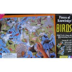  Pieces of Knowledge Birds Global Puzzle and Game Toys 