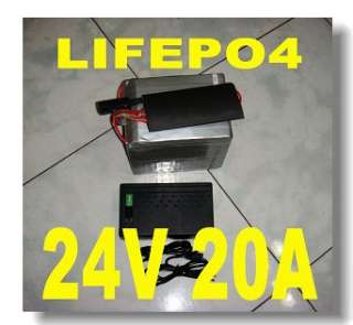24V 20AH LIFEPO4 Lithium Battery electric bicycle bike  