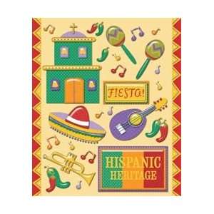  K&Company Sticker Medley Hispanic Heritage; 6 Items/Order 