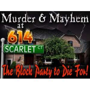  Scarlet Ct. Murder Mystery Party Game Halloween Version Toys & Games