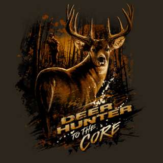 Hunting T shirt NEW Buckwear Deer Hunter to the core  