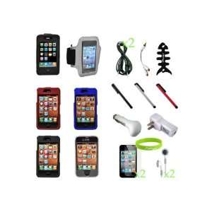  CrazyOnDigital Full 20 items Accessory Kit for iPhone 4 4G 