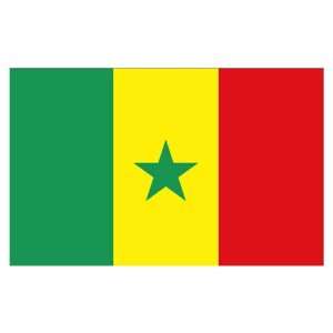  Senegal 6 x 10 Nylon Flag Patio, Lawn & Garden
