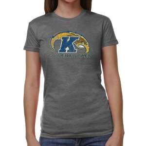 Kent State Golden Flashes Ladies Distressed Secondary Juniors Tri 