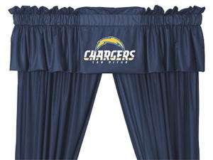 NEW San Diego Chargers Jersey Window Valance  