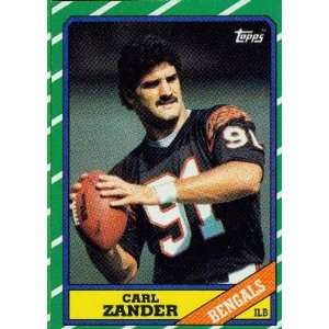  1986 Topps #264 Carl Zander   Cincinnati Bengals (Football 