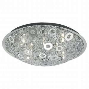  Cromer Collection 12 Light 19 Chrome Wall/Ceiling Light 