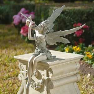   Fairy Home Garden Sitting Statues Sculptures   Set Of 2 Home