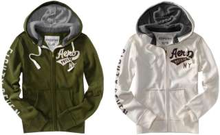 Aeropostale AERO men Full ZIP UP athletic logo hoodie jacket XS,S,M,L 