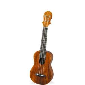   Honu Series, Solid Koa Soprano Ukulele (w/case) Musical Instruments