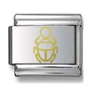  Ladybug Gold Laser Italian Charm Jewelry