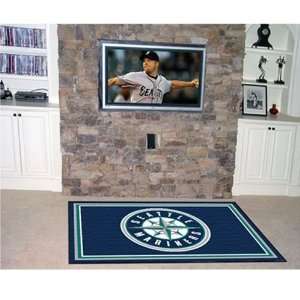  Seattle Mariners 4 x 6 Area Rug