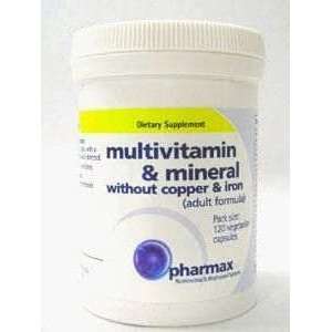   Multivitamin & Mineral w/o Cu & Fe   120 caps