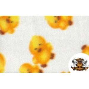   Fabric Printed Animals Yellow Bird Fabric By the Yard 