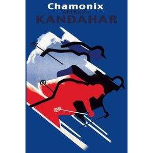  Paper poster printed on 12 x 18 stock. Chamonix