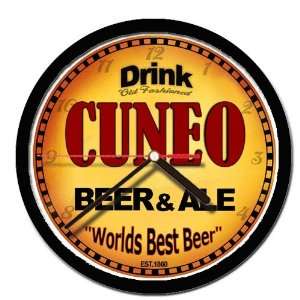  CUNEO beer and ale cerveza wall clock 