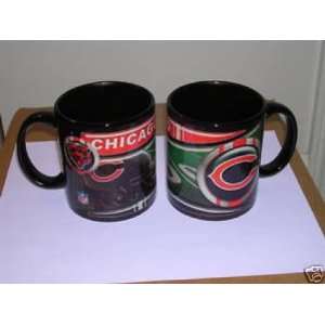 Chicago Bears 11oz Black Hi Definition Mug  Kitchen 