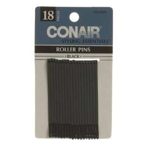  CONAIR 2 3/4 Black Roller Pins Sold in packs of 6 Beauty