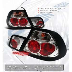 BMW 3 Series 2Dr Tail Lights Red Eye Chrome Altezza Tail Lights 2000 