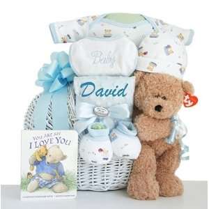 Personalized Miracle Baby Baby Boy Gift Basket Baby