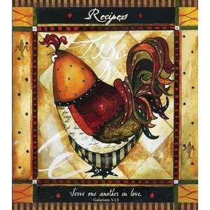  Tuscan Rooster Recipe Album With Scripture   Includes 40 