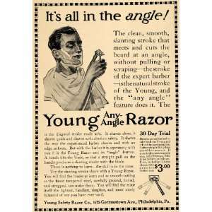  1912 Ad Young Safety Razor Co Shaving Men Essentials 