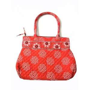  Stephanie Dawn Uptown Tote   America Red * New Quilted 