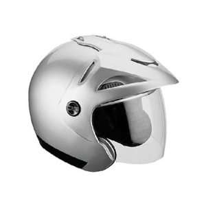  Cyber U 12 Solid Open Face Helmet X Large  Silver 