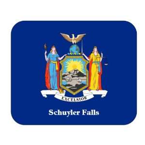  US State Flag   Schuyler Falls, New York (NY) Mouse Pad 