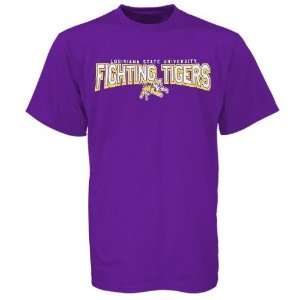  LSU Tigers Purple Youth School Mascot T shirt
