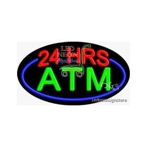  24 HRS ATM Neon Sign