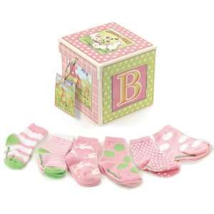  Michel Design Works Snuggle Bunny Pink Sock Gift Set 
