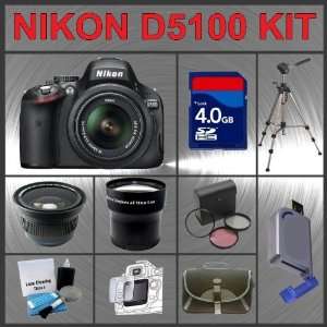  Nikon D5100 SLR Digital 16.2MP Camera with 18 55mm II AF S 