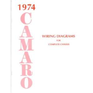  1974 CHEVROLET CAMARO Wiring Diagrams Schematics 