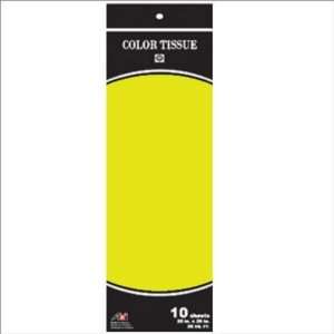  10 Sheet Solid Tissue (Lime Green) Case Pack 144 