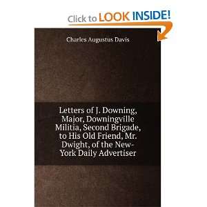   , of the New York Daily Advertiser Charles Augustus Davis Books