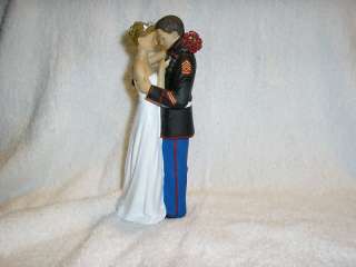 MARINE CORPS CAKE TOPPER  TALL DANCING COUPLE  
