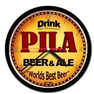 PILA beer and ale cerveza wall clock 