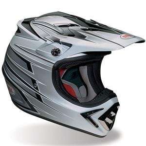  Bell Moto 8 Holeshot Helmet   Medium/Holeshot Black/Silver 