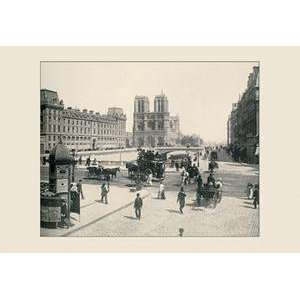  Vintage Art Pont St. Michel and Notre Dame   Giclee Fine 