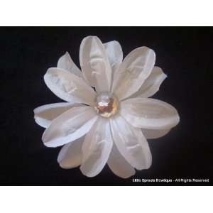  White Tropical Lily Hair Clip 
